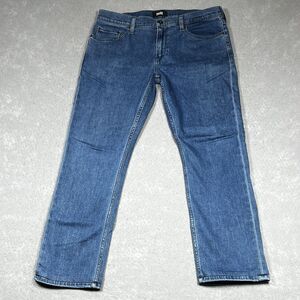 Paige Federal Jeans Mens Size 33 Blue Denim Straight Pockets Inseam 26 in